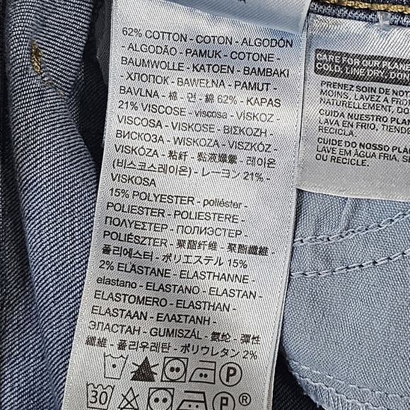 LEVI'S | 710 SUPER SKINNY DISTRESSED JEANS \\ SIZE 27\28 WAIST WOMENS - Picture 10 of 11